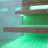 Sauna AWT B1245C, 180x180, Céder 9Kw EOS BiO-Thermat