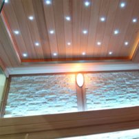 Sauna AWT B1245C, 180x180, Céder 9Kw EOS BiO-Thermat