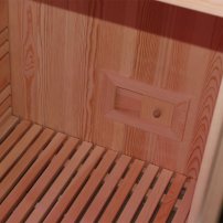 Sauna AWT B1246B topoľ 200x180,  9 kW EOS BiO-Max