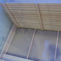 Sauna AWT B1246B topoľ 200x180,  9 kW EOS BiO-Max
