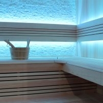 Sauna AWT B1247A topoľ , 220x180, 9 kW EOS BiO-Max