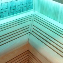 Sauna AWT B1216B, 180x120, topoľ  9 kW EOS BiO-Thermat