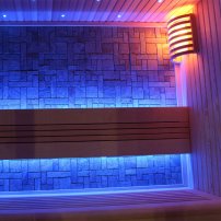 Sauna AWT B1216B, 180x120, topoľ  9 kW EOS BiO-Thermat