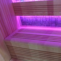 Sauna AWT B1216B, 180x120, topoľ  9 kW EOS BiO-Thermat