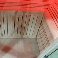 Sauna AWT B1216B, 180x120, topoľ  9 kW EOS BiO-Thermat