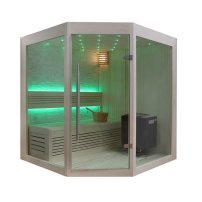 Sauna AWT B1219B topoľ, 140x140,  9kW EOS BiO-Thermat