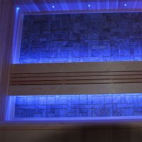 Sauna AWT B1219B topoľ, 140x140,  9kW EOS BiO-Thermat