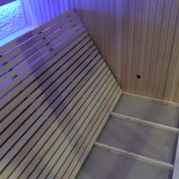 Sauna AWT B1219B topoľ, 140x140,  9kW EOS BiO-Thermat
