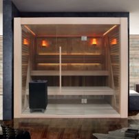 Sauna AWT E1502C, 200x180, Céder, 9kW EOS Cubo