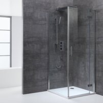 AWT sprchový kút LBS1005 biela 100x100 vpravo