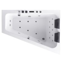 AWT GE104E 170x130 vľavo hydromasážna vaňa zabudovaná