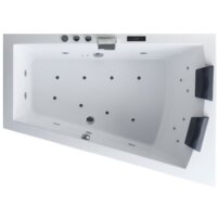 AWT GE104TSL 170x130 vľavo hydromasážna vaňa zabudovaná