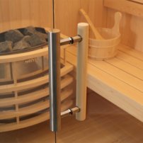 Sauna AWT E1803C, 120x120, borovica, 6Kw Harvia Vega