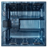 AWT IN-407 eco Ocean Wave 200x200 sivá 6 osôb - 1 ležadlo