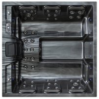AWT IN-407 eco Cloudy Black 200x200 sivá 6 osôb - 1 ležadlo
