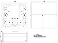 AWT IN-407 eco Sterling Silver 200x200 sivá 6 osôb - 1 ležadlo