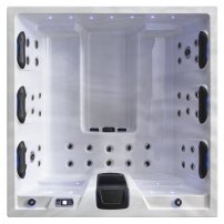 AWT IN-407 eco Sterling Silver 200x200 sivá 6 osôb - 1 ležadlo