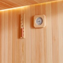 Sauna AWT E1806A, 220x220, borovica, Harvia  9 kw Wega