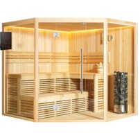 Sauna AWT E1806, borovica, Harvia 9kW Cilindro