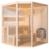 Sauna AWT E1811A, 180x180, Borovica, 8kW Harvia Vega