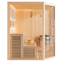 Sauna AWT E1811A, 180x180, Borovica, 9kW Harvia Cilindro