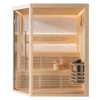 Sauna AWT E1811A, 180x180, Borovica, 9kW Harvia Cilindro
