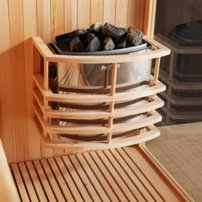 Sauna AWT E1811A, 180x180, Borovica, 8kW Harvia Vega
