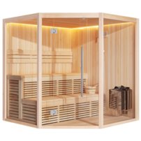 Sauna AWT B1801XL, 200x200, Borovica, 9kW Santiotec Viking Bi-O