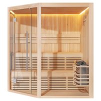 Sauna AWT B1801XL, 200x200, Borovica, 9kW Santiotec Viking Bi-O