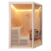 Sauna AWT B1801B, 160x160, Borovica, 6kW Santiotec Viking Bi-O