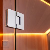 Sauna AWT B1811XL, 200x200, Borovica, 9kW Santiotec Viking Bi-O