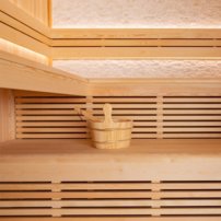 Sauna AWT B1812B, 200x180, Borovica, 9kW Santiotec Viking Bi-O