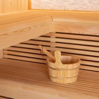 Sauna AWT B1812C, 180x160, Borovica, 9kW Santiotec Viking Bi-O