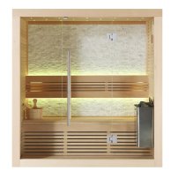 Sauna B1103C Hemlock, 120x105 4.5kW TheWall Bi-O