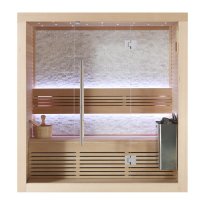 Sauna AWT B1103A Hemlock, 180x105 4.5kW TheWall Bi-O