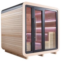 AWT THE CUBE X1 Hemlock, exteriérová sauna 225x225