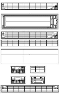 AWT Innovation 1200XL-T biela 1183x300 sivá