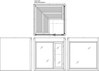 AWT THE CUBE X5-R Hemlock, EOS Cubo 9KW exteriérová sauna 235x235