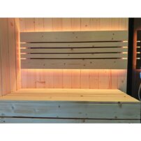 Parná kabína s fínskou saunou AquaLuxus model A-903 čierna, 220x120x223