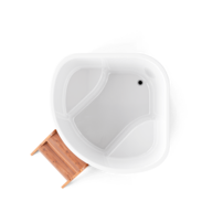 Rohová ochladzovacia kaďa Corner 130, 130x110