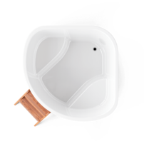 Rohová ochladzovacia kaďa Corner 160, 160x110