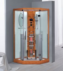 Parný sprchový box + infračervená kabína D12, 100x100x215cm