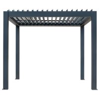 AWT pergola P8-3A/ extrem, 300x300x250, antzracit, elektrický pohon