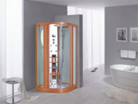 Parný sprchový box + infračervená kabína D18, 100x100x215cm