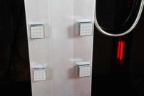 Parný sprchový box + infračervená kabína D64, 100x100x215cm