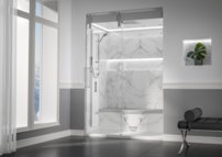 Parný sprchový panel Repabad Ventura, 190x29x6cm