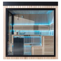 AWT THE CUBE X5-R Hemlock, EOS Cubo 9KW exteriérová sauna 235x235
