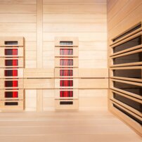 AWT infrasauna E1250C-IR Hemlock, pec Harvia, 150x110