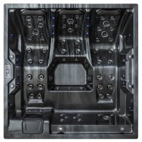 AWT IN-402 Eco Extreme 200x200 Sivá, 2 ležadlo CloudyBlack