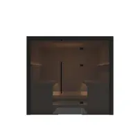 Hekla Traditional 210 Nero, fínska sauna 210 × 160 × 210